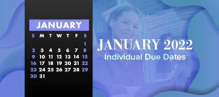  January 2022 Individual Due Dates