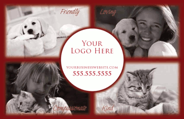 Animal Boarding/Grooming/Veterinary Care PostCard