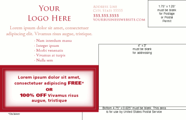 Animal Boarding/Grooming/Veterinary Care PostCard